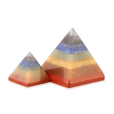 Pyramide en Pierre Naturelle<br>7 Chakras - Mystic Soul